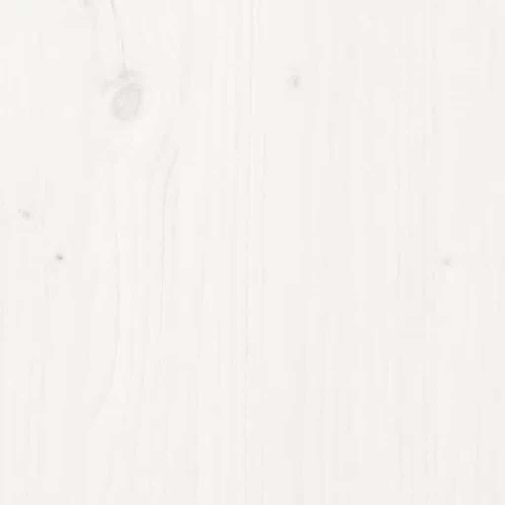 Supporto per Monitor Bianco 100x27x15 cm Legno Massello di Pino cod mxl 73362