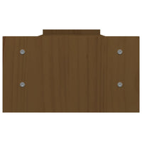 Supporto per monitor 100 x 27 x 15 cm legno massello di pino marrone 02_0004428