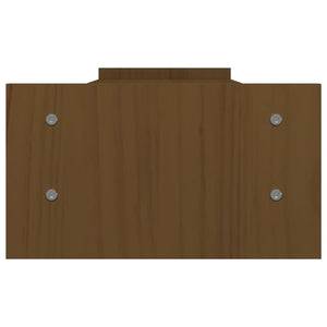 Supporto per monitor 100 x 27 x 15 cm legno massello di pino marrone 02_0004428