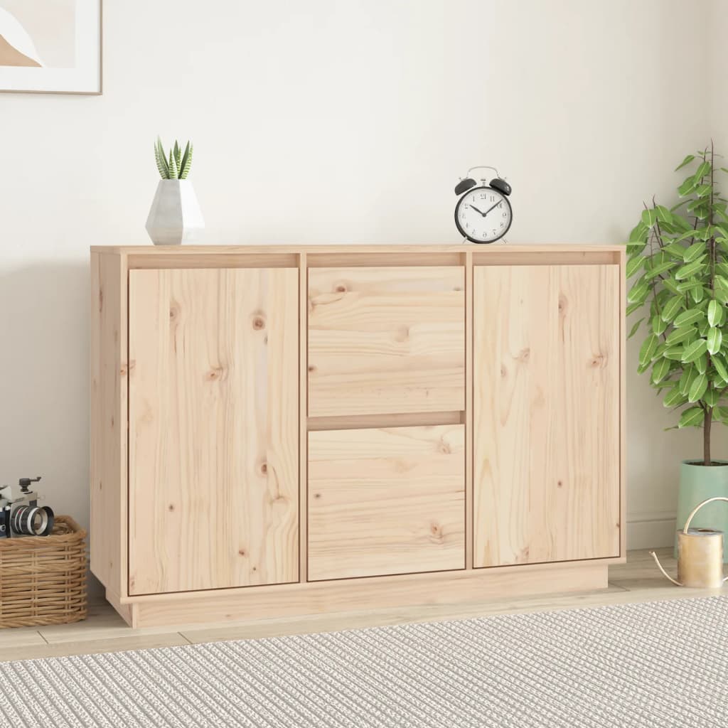 Credenza 111x34x75 cm in Legno Massello di Pino 814309