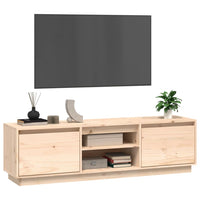 Mobile Porta TV 140x35x40 cm in Legno Massello di Pino cod mxl 33963