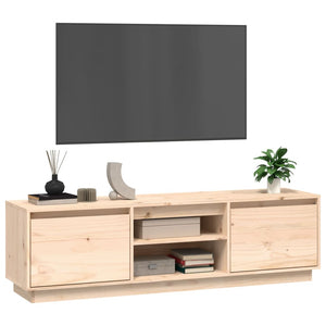 Mobile Porta TV 140x35x40 cm in Legno Massello di Pino cod mxl 33963