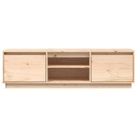 Mobile Porta TV 140x35x40 cm in Legno Massello di Pino cod mxl 33963