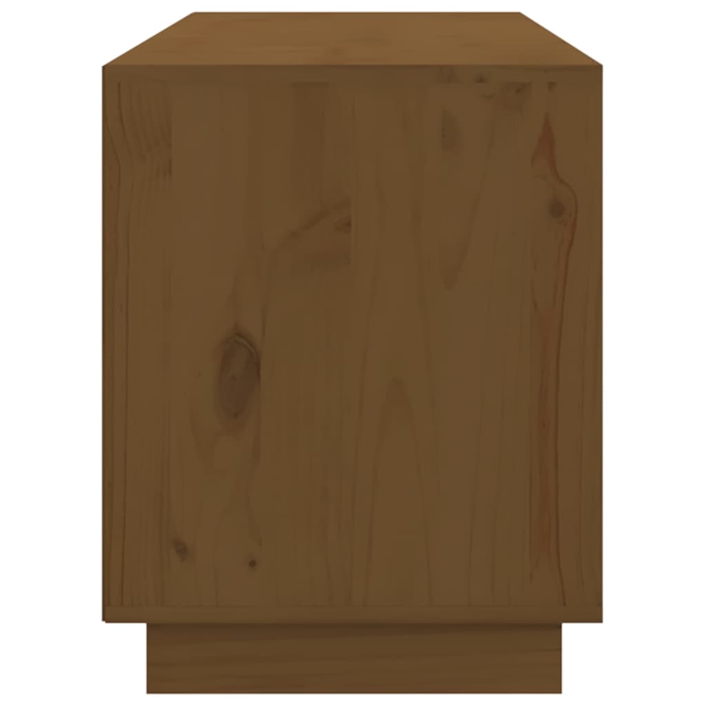 Mobile Porta TV-Mobile per TV-Credenza TV ambra 176x37x47,5 cm in Legno Massello di Pino