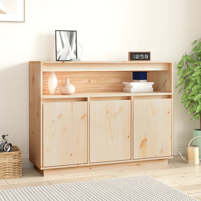 Credenza 104,5x34x80 cm in Legno Massello di Pino 814389