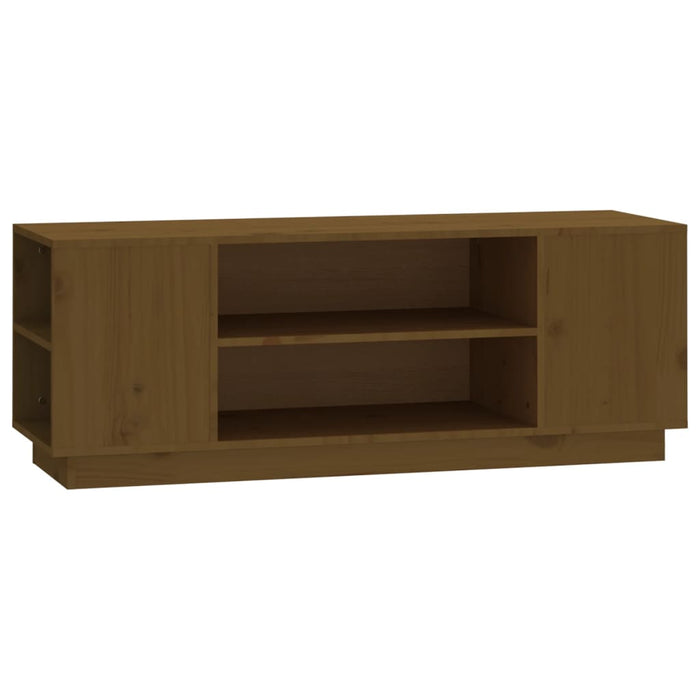 Mobile Porta TV ambra 110x35x40,5 cm in Legno Massello di Pino 814412