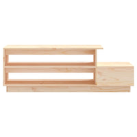 Tavolino da Salotto 120x50x40,5 cm in Legno Massello di Pino 814414