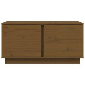 Tavolino da Salotto Miele 80x50x40 cm Legno Massello di Pino cod mxl 26974
