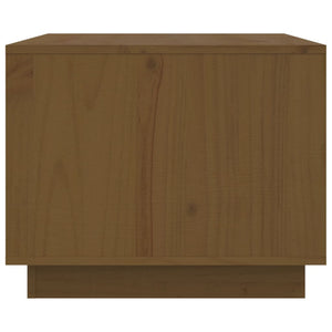 Tavolino da Salotto Miele 80x50x40 cm Legno Massello di Pino cod mxl 26974