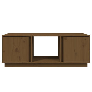 Tavolino da Salotto-Tavolino da soggiorno-Tavolo ambra 110x50x40 cm Legno Massello di Pino 304379