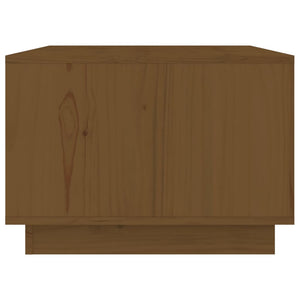 Tavolino da Salotto ambra 80x50x35 cm Legno Massello di Pino 814442