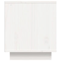 Mobile Porta TV Bianco 80x35x40,5 cm in Legno Massello di Pino cod mxl 15928