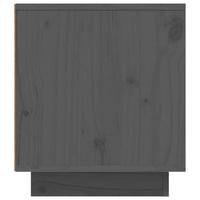 Mobile Porta TV Grigio 110x35x40,5 cm in Legno Massello di Pino cod mxl 27011