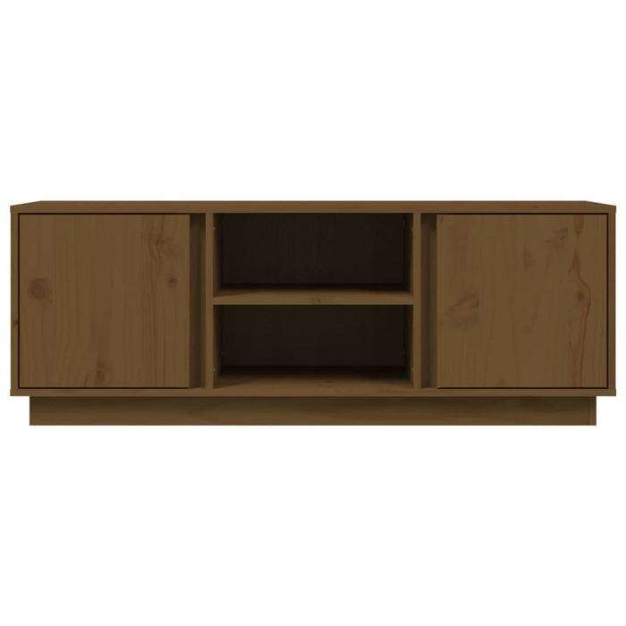 Mobile Porta TV ambra 110x35x40,5 cm in Legno Massello di Pino 814477