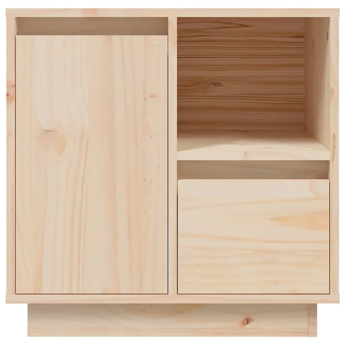 Comodini 2 pz 50x34x50 cm in Legno Massello di Pino 814480