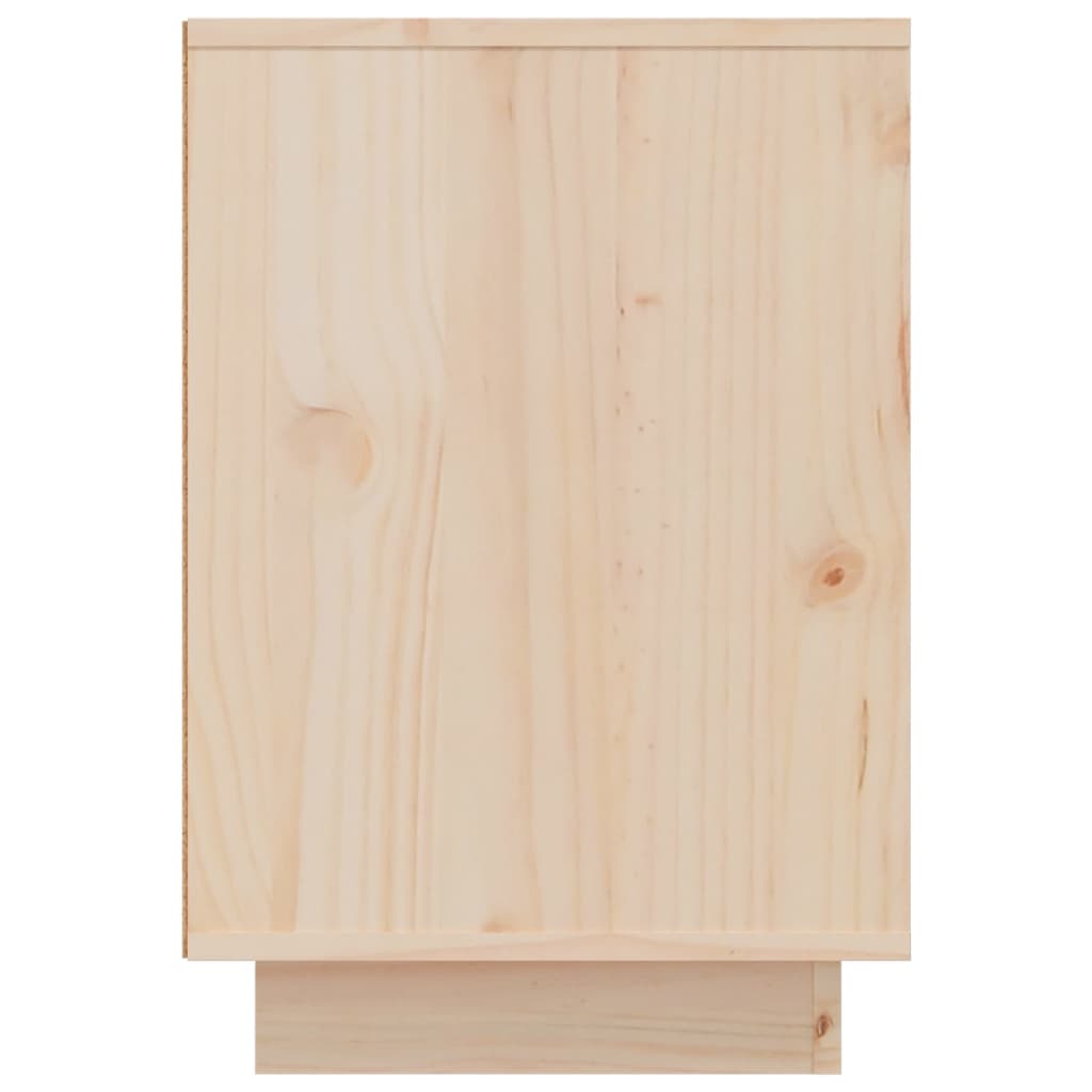 Comodini 2 pz 50x34x50 cm in Legno Massello di Pino 814480
