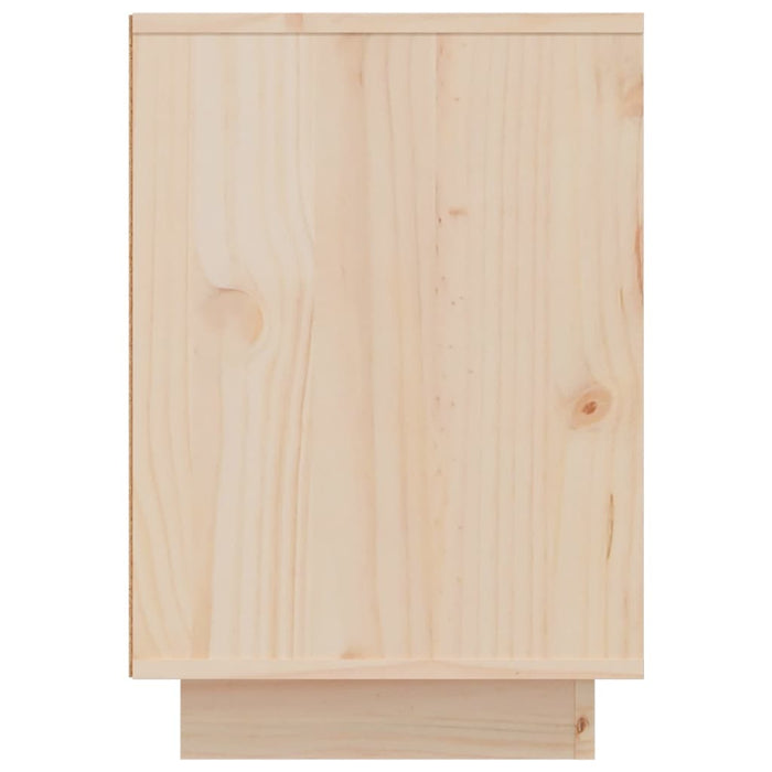 Comodini 2 pz 50x34x50 cm in Legno Massello di Pino 814480