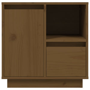 Comodini 2 pz ambra 50x34x50 cm in Legno Massello di Pino 814486
