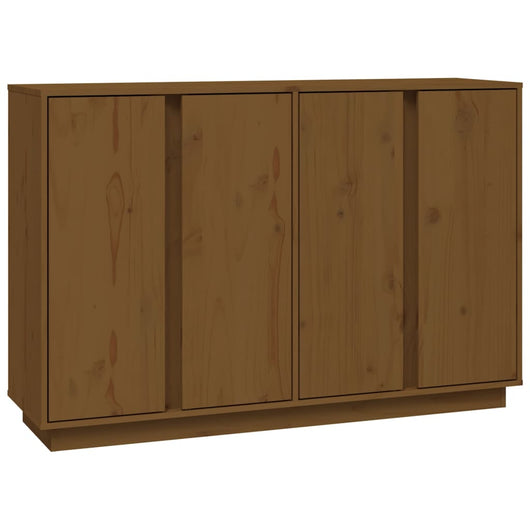 Credenza-Buffet-Armadio da cucina ambra 120x35x80 cm in Legno Massello di Pino 968256