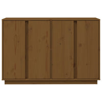 Credenza-Buffet-Armadio da cucina ambra 120x35x80 cm in Legno Massello di Pino 968256