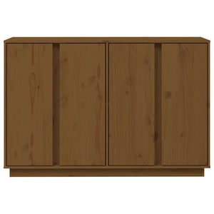 Credenza-Buffet-Armadio da cucina ambra 120x35x80 cm in Legno Massello di Pino 968256