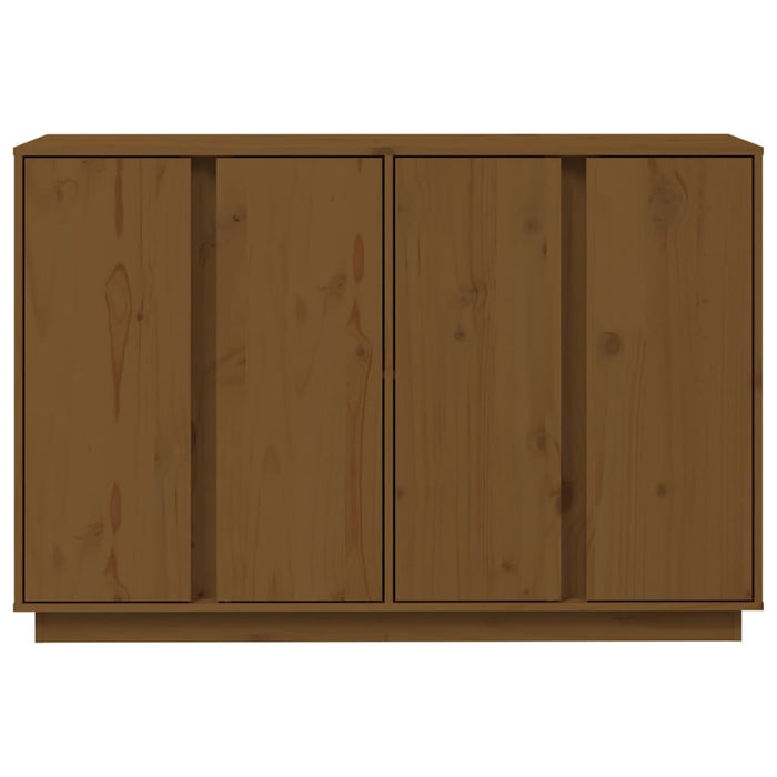 Credenza-Buffet-Armadio da cucina ambra 120x35x80 cm in Legno Massello di Pino 968256