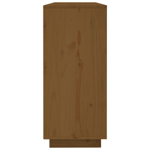 Credenza ambra 120x35x80 cm in Legno Massello di Pino 814497