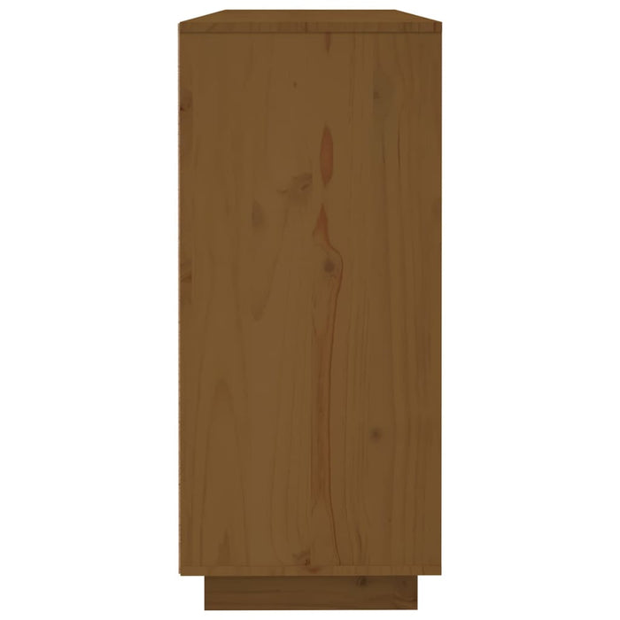 Credenza ambra 120x35x80 cm in Legno Massello di Pino 814497