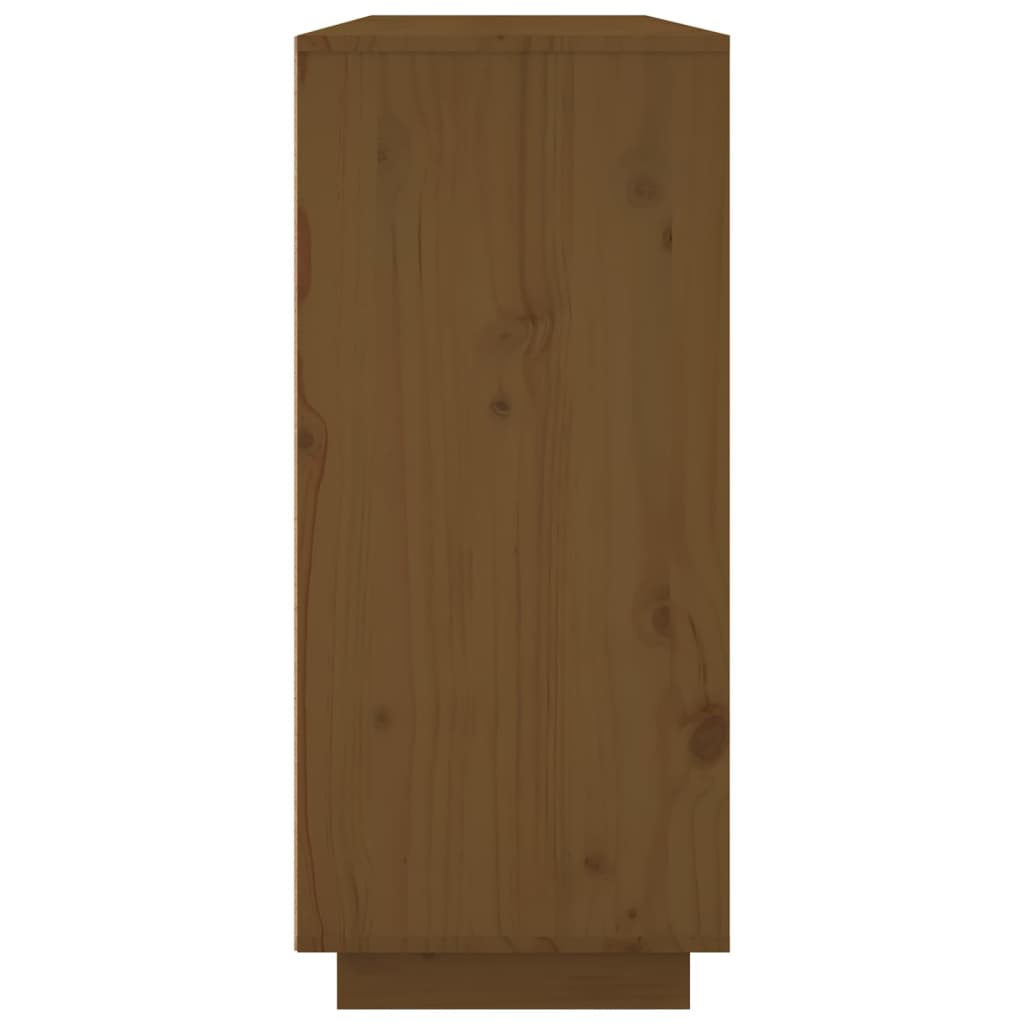 Credenza ambra 120x35x80 cm in Legno Massello di Pino 814502