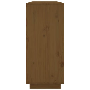 Credenza ambra 120x35x80 cm in Legno Massello di Pino 814502