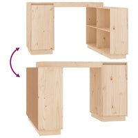 Scrivania 110x50x75 cm in Legno Massello di Pino 814504