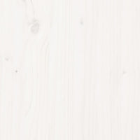 Scrivania Bianca 110x50x75 cm in Legno Massello di Pino cod mxl 67306