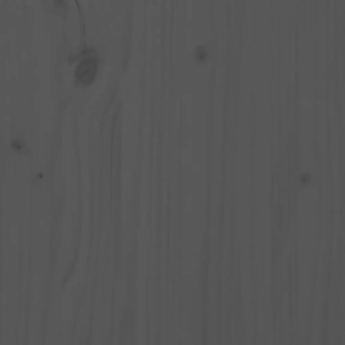 Scrivania Grigia 110x50x75 cm in Legno Massello di Pino cod mxl 61212