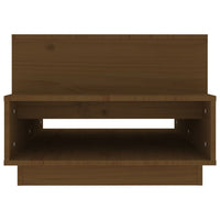 Tavolino da Salotto ambra 80x55x40,5 cm Legno Massello di Pino 814517