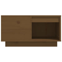 Tavolino da Salotto Miele 60x61x32,5 cm Legno Massello di Pino