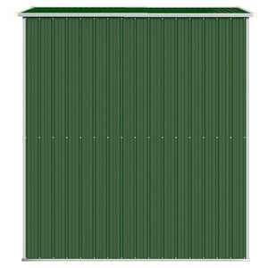 Capanno da Giardino-Casetta da Giardino Verde 192x191x223cm Acciaio Zincato