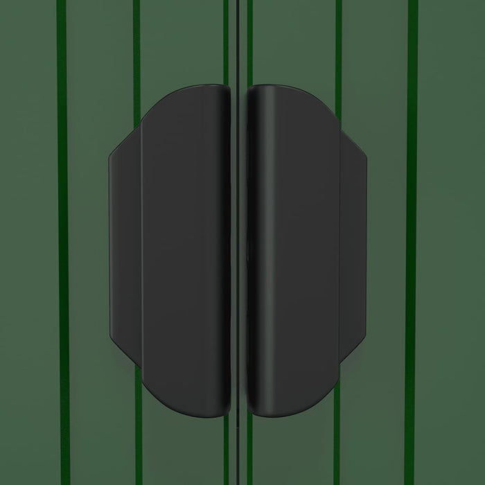 Capanno da Giardino Verde 192x274x223 cm Acciaio Zincato 3147428