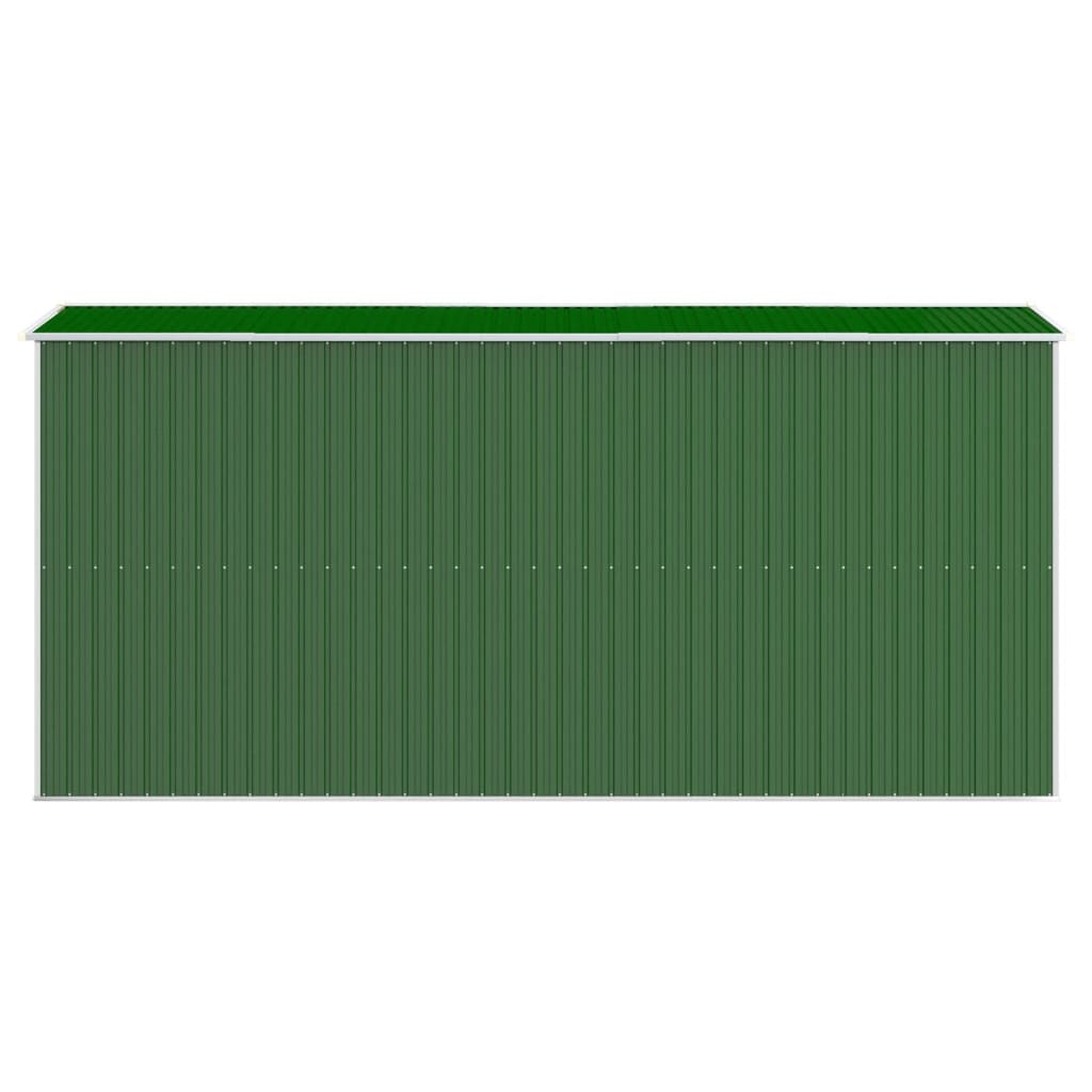 Capanno da Giardino Verde 192x440x223 cm Acciaio Zincato cod mxl 65888
