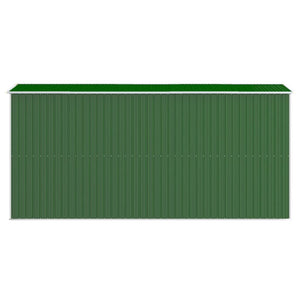 Capanno da Giardino Verde 192x440x223 cm Acciaio Zincato cod mxl 65888