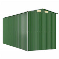 Capanno da Giardino Verde 192x440x223 cm Acciaio Zincato cod mxl 65888