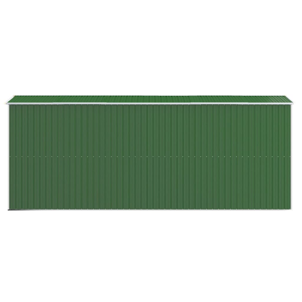 Capanno da Giardino Verde 192x523x223 cm Acciaio Zincato cod mxl 65881