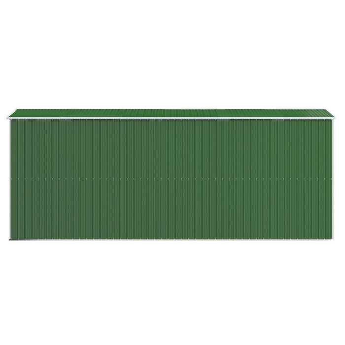 Capanno da Giardino Verde 192x523x223 cm Acciaio Zincato 3147431