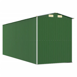 Capanno da Giardino Verde 192x523x223 cm Acciaio Zincato cod mxl 65881