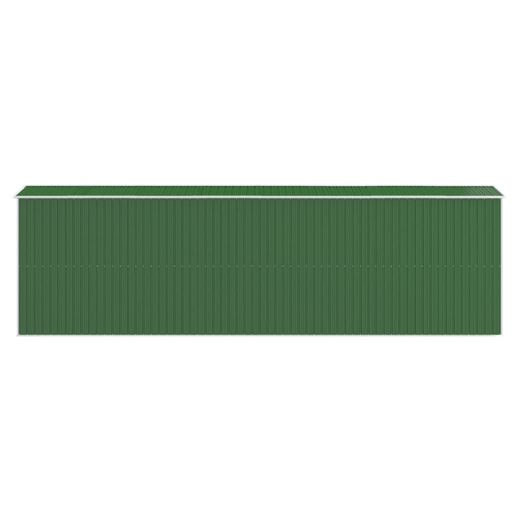 Capanno da Giardino Verde 192x606x223 cm Acciaio Zincato 3147432