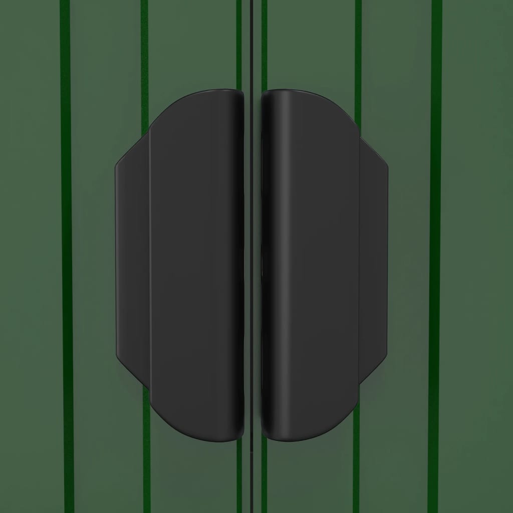 Capanno da Giardino Verde 192x606x223 cm Acciaio Zincato cod mxl 65883