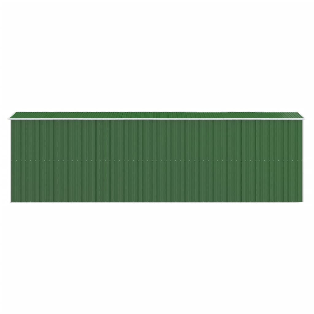 Capanno da Giardino Verde 192x689x223 cm Acciaio Zincato 3147433