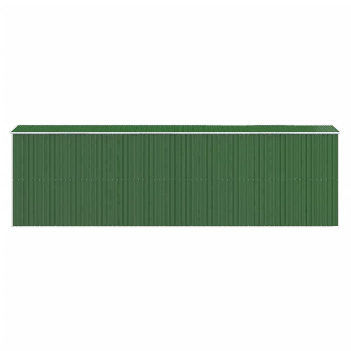 Capanno da Giardino Verde 192x689x223 cm Acciaio Zincato cod mxl 65879