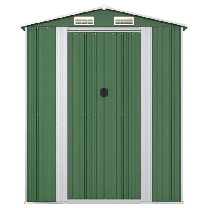 Capanno da Giardino Verde 192x855x223 cm Acciaio Zincato cod mxl 65882