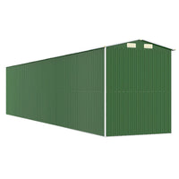 Capanno da Giardino Verde 192x938x223 cm Acciaio Zincato 3147436