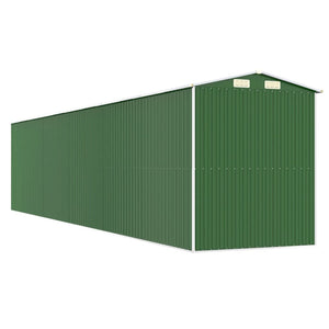 Capanno da Giardino Verde 192x938x223 cm Acciaio Zincato 3147436